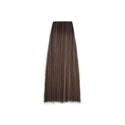 Rich dark brown hair color swatch for salon beauty treatments