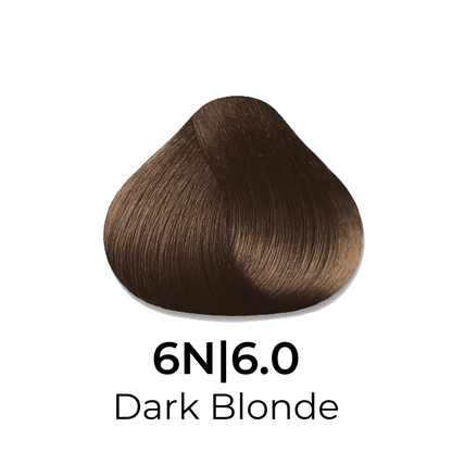 Dark Blonde hair color swatch 6N|6.0 for beauty styling