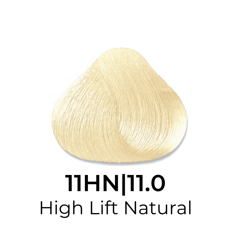 11HN 11.0 High Lift Natural blonde hair color swatch for salon use