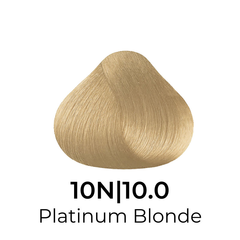 Platinum Blonde hair color swatch 10N|10.0 for beauty styling