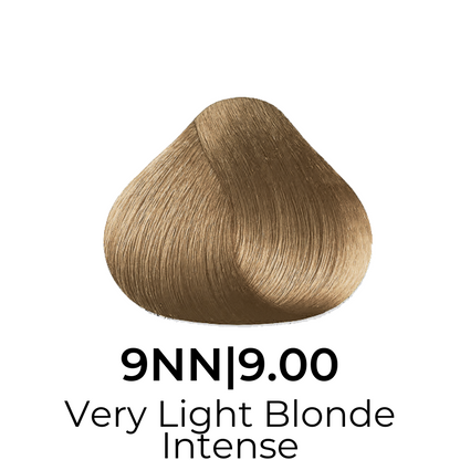 Very Light Blonde Intense hair color swatch 9NN|9.00 for salon or home use