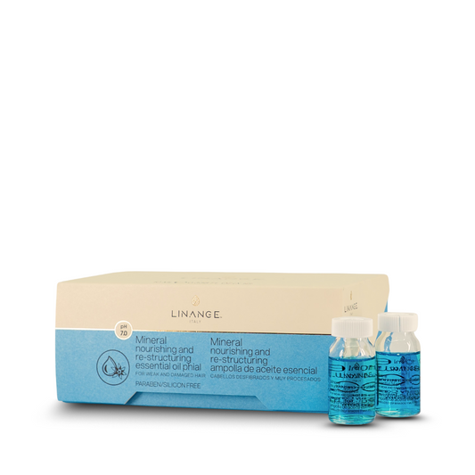 Linange Italy mineral hair oil ampoules for weak, damaged hair – paraben & silicone free