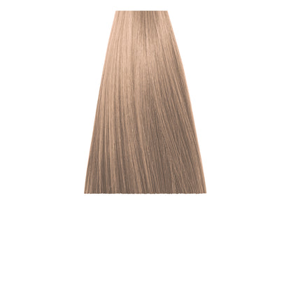 Light ash blonde hair swatch for beauty salon color selection