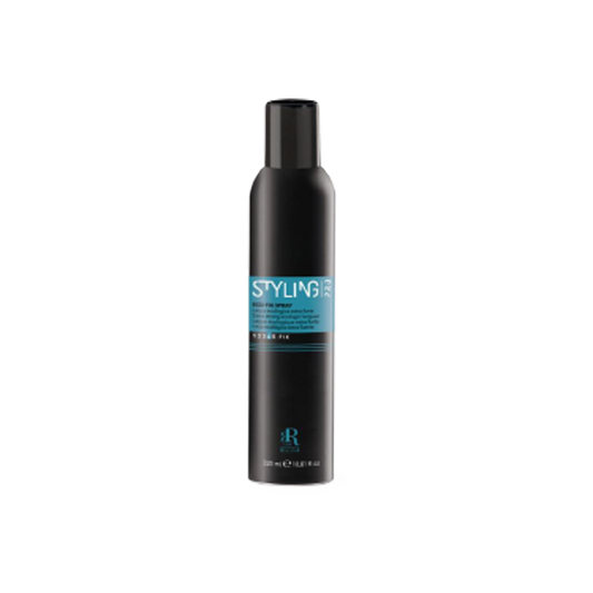 Black can of styling eco fix spray for strong hold hair styling, 325ml