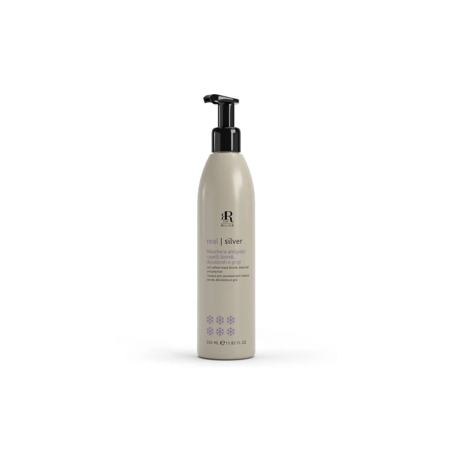 Real Silver anti-yellow hair mask for blonde, bleached & grey hair - 350ml
