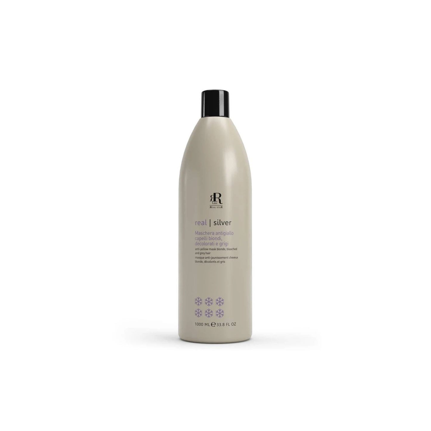 Real Silver anti-yellow hair mask for blonde, bleached & grey hair - 1000ml