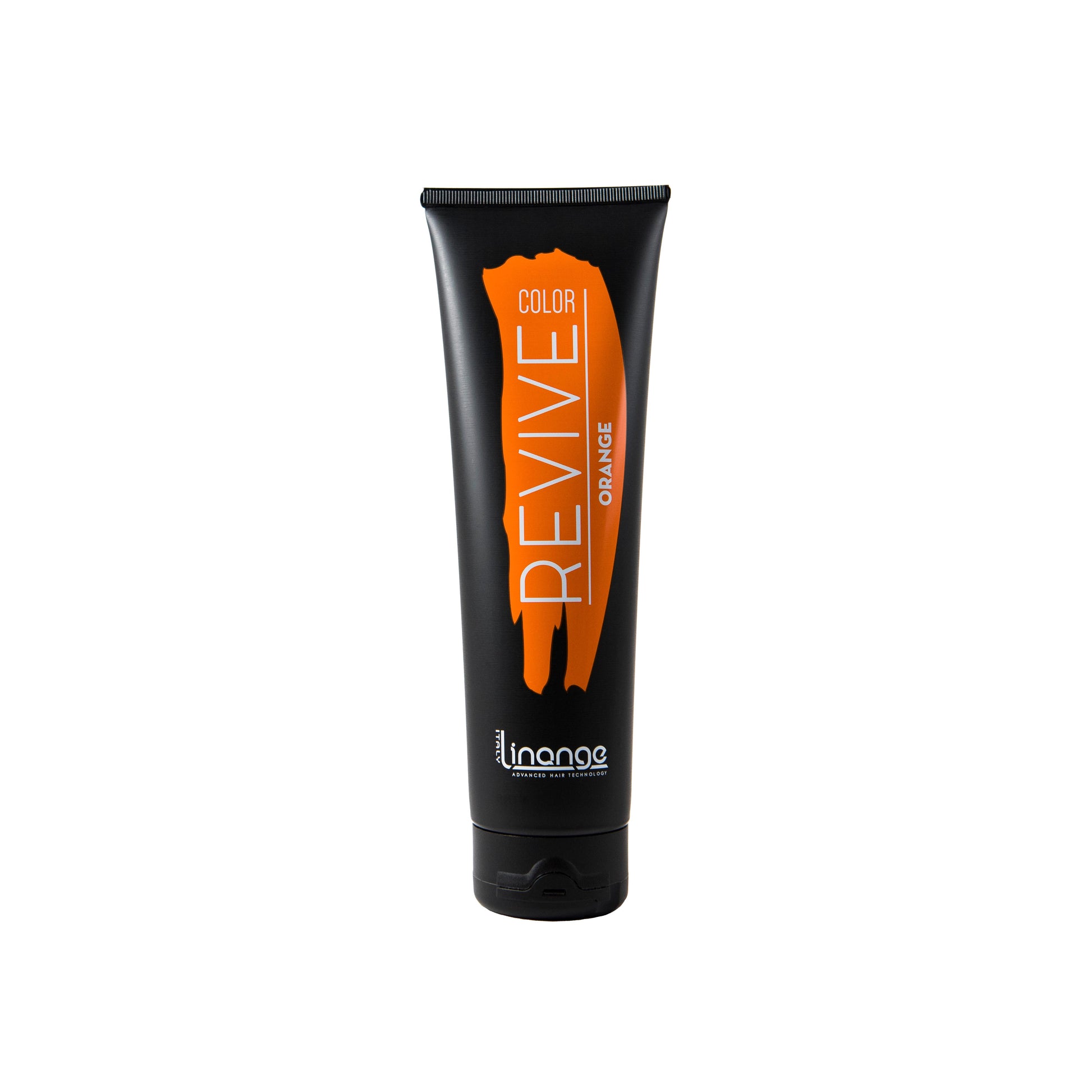 Revive Color Orange hair dye tube by Linange, advanced hair technology for vibrant color results