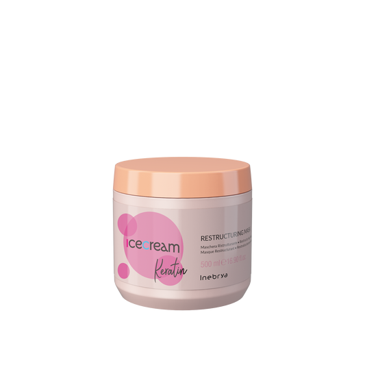 Icecream Keratin Restructuring Hair Mask 500ml for deep repair and hydration