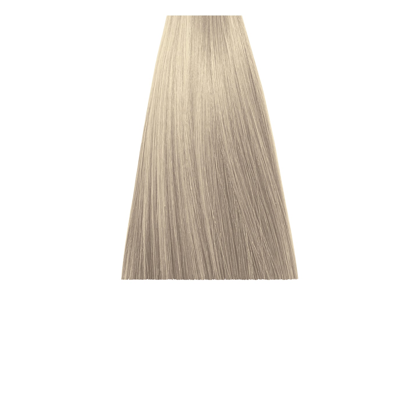 Light ash blonde hair swatch for professional coloring and styling