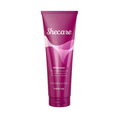 Shecare Illuminating Repair Mask 250ml by Inebrya for hair treatment and shine