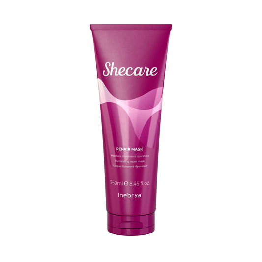 Shecare Illuminating Repair Mask 250ml by Inebrya for hair treatment and shine