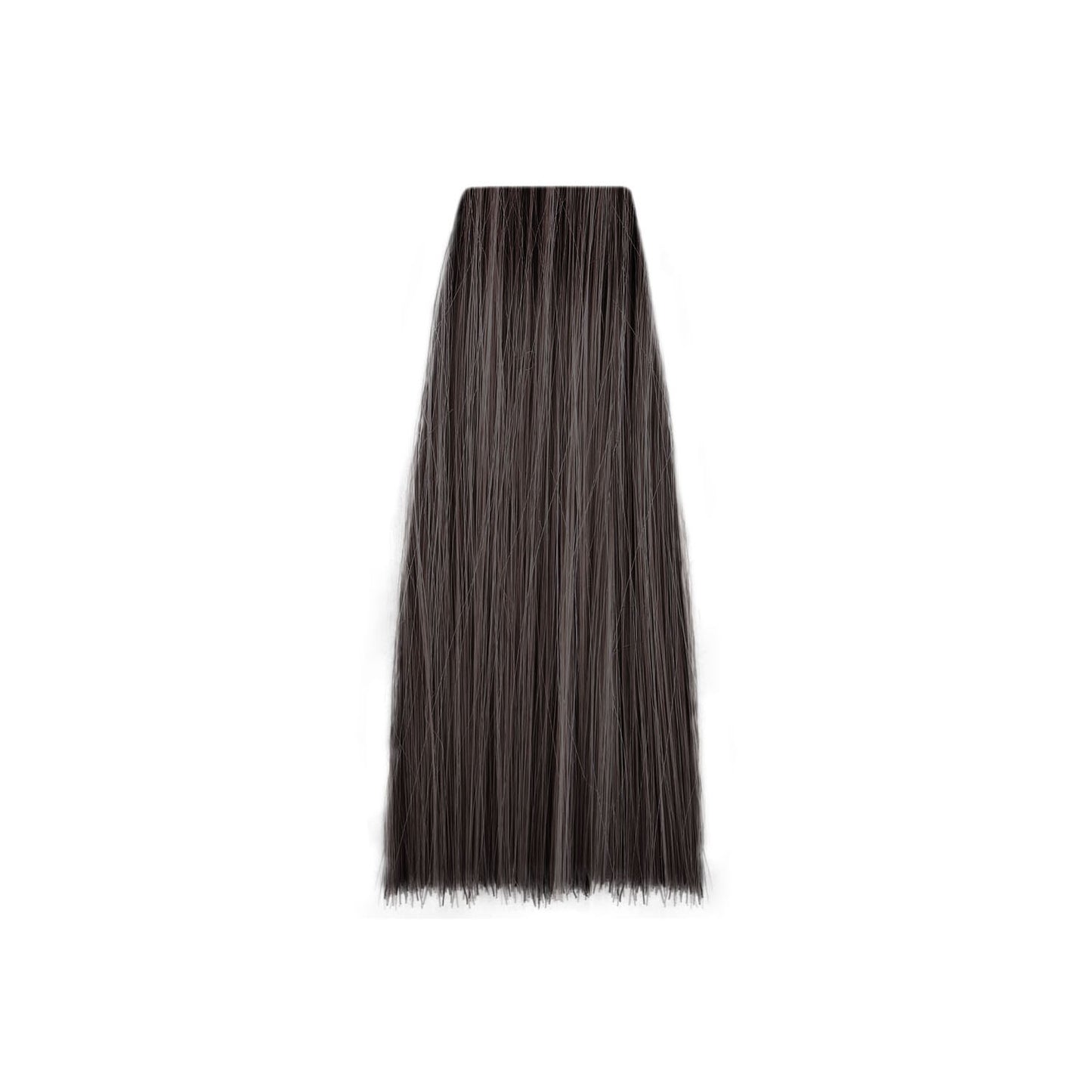Dark brown hair color swatch for salon hair dye, showcasing rich, smooth texture and tone.