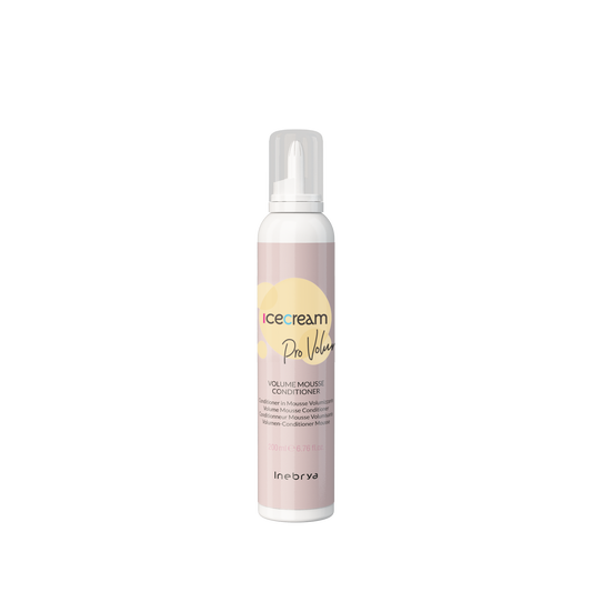 Icecream Pro Volume Mousse Conditioner for hair volume, 200ml, by Inebrya