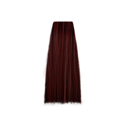 Rich burgundy hair color swatch for salon beauty treatments