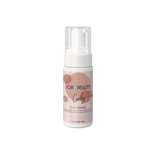 Icecream Curly Plus Curl Mousse for defined curls, 150ml hair styling product